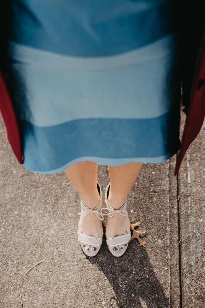 Blue Stripe Coordinating Outfit