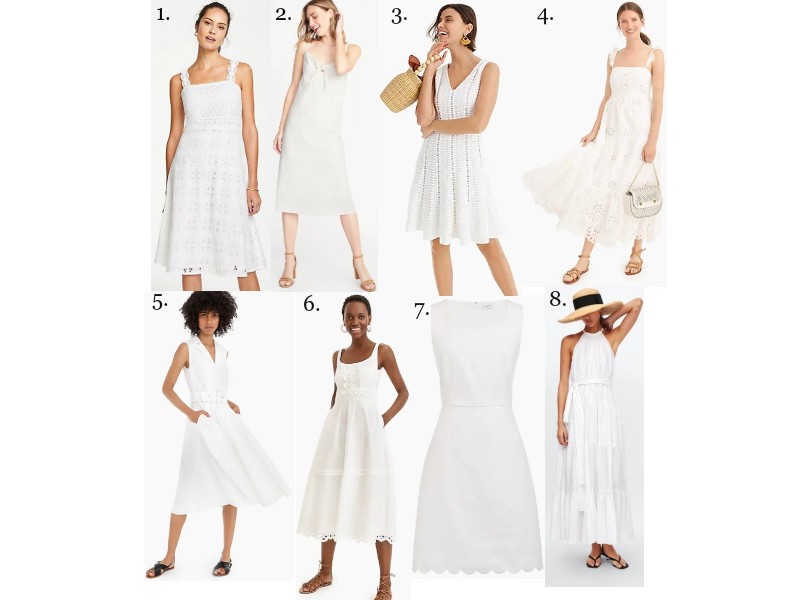 The best white dresses for summer