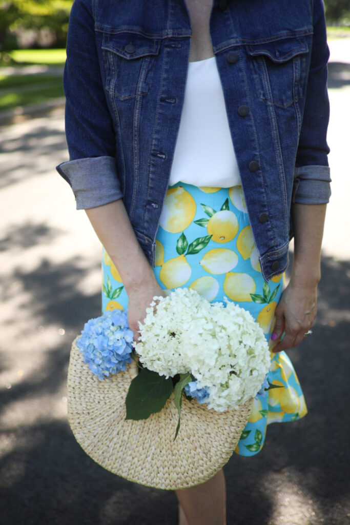 How to  make a Botanical Print Skirt 