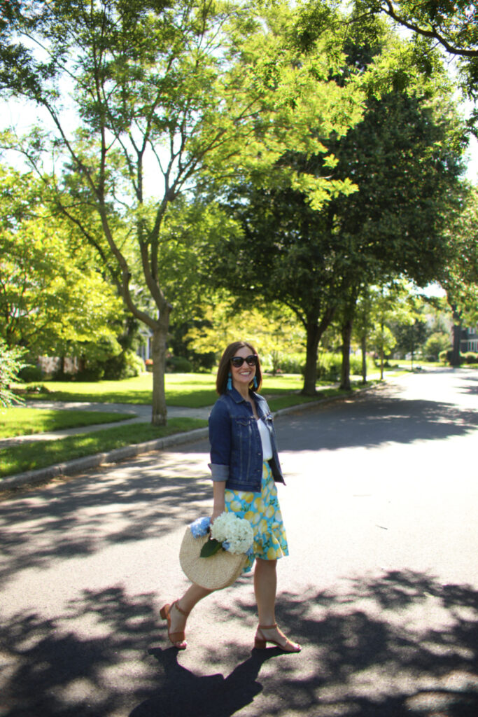 How to  make a Botanical Print Skirt 