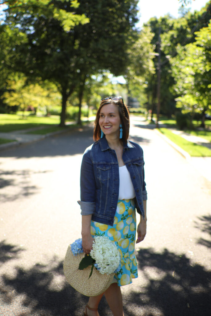 How to make a Botanical Print Skirt 