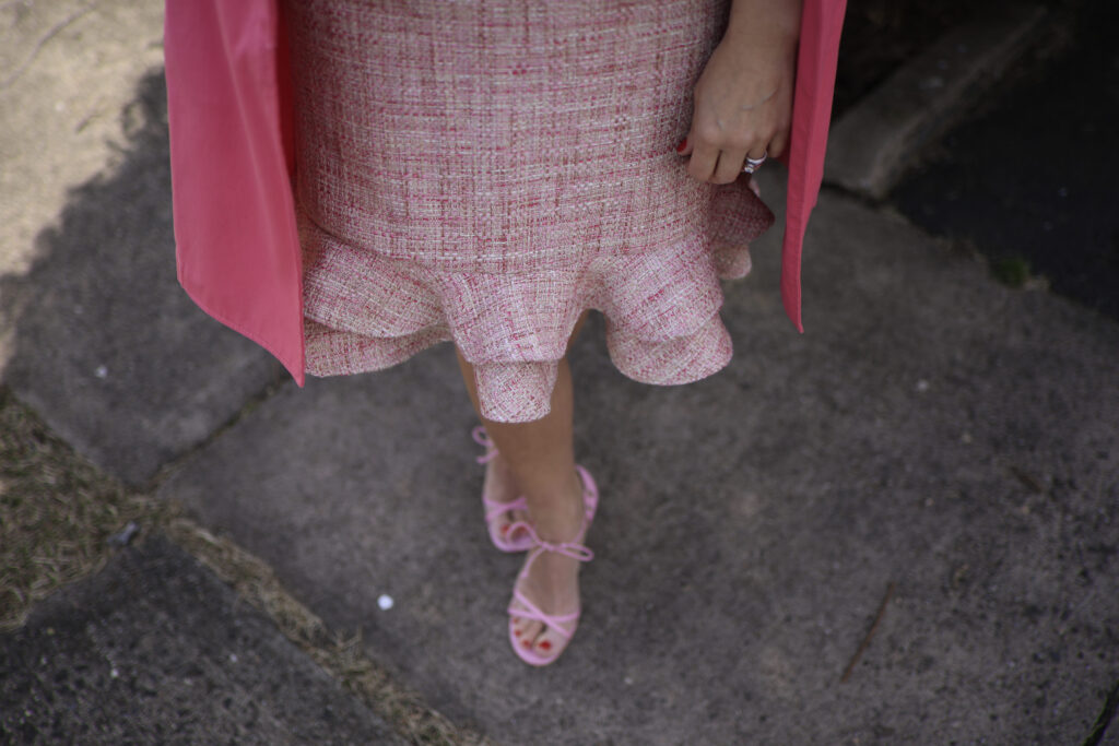 A Pink Chanel Inspired Suit