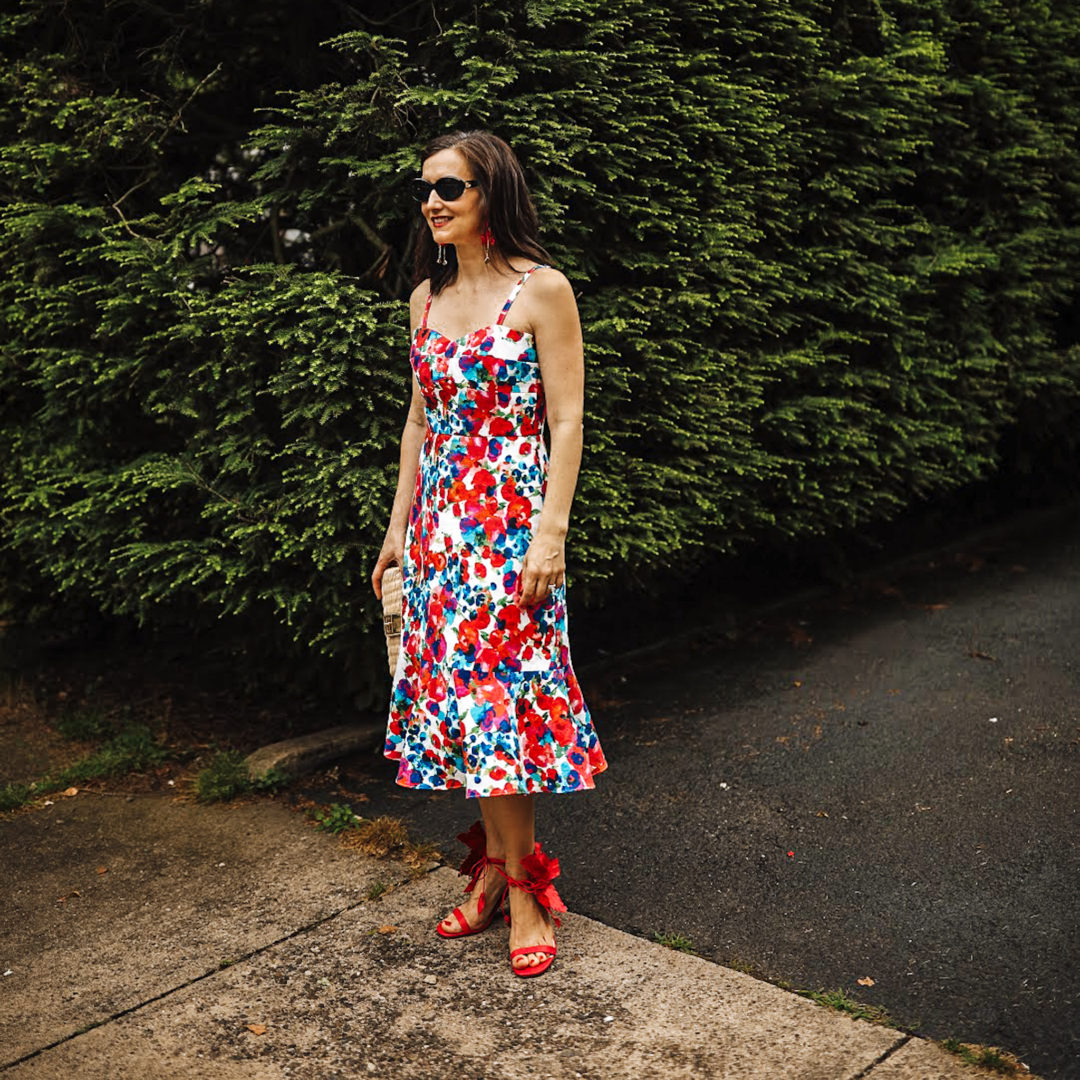 Kate Spade Dress A Bright Fun Floral Summer Frock