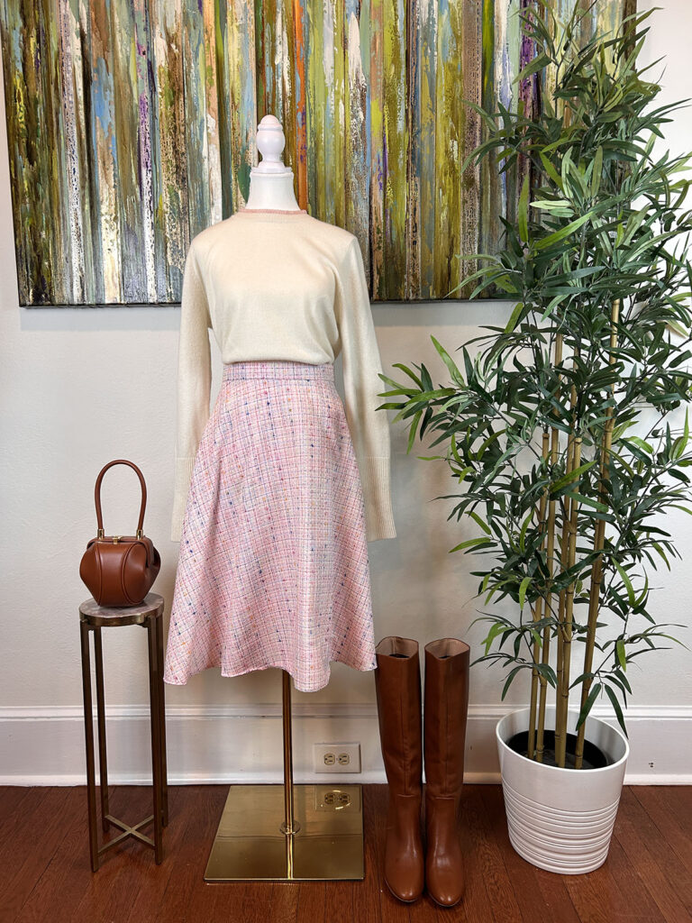 pink matching set - a day in the city