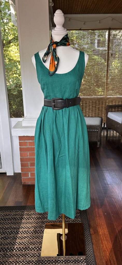 Styling a Linen Dress for Fall