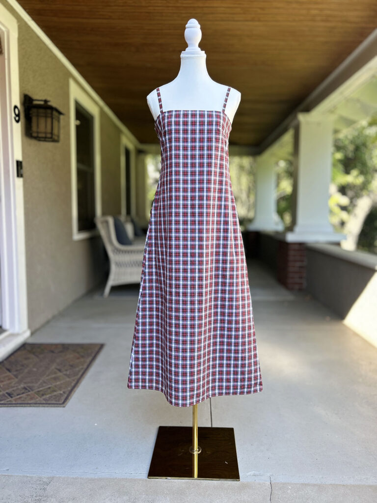 Sewing a 90s slipdress