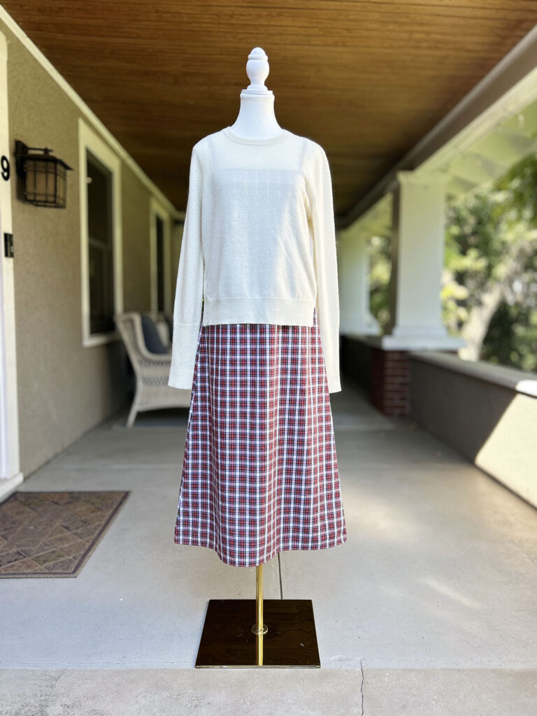 sewing a 90s slip dress