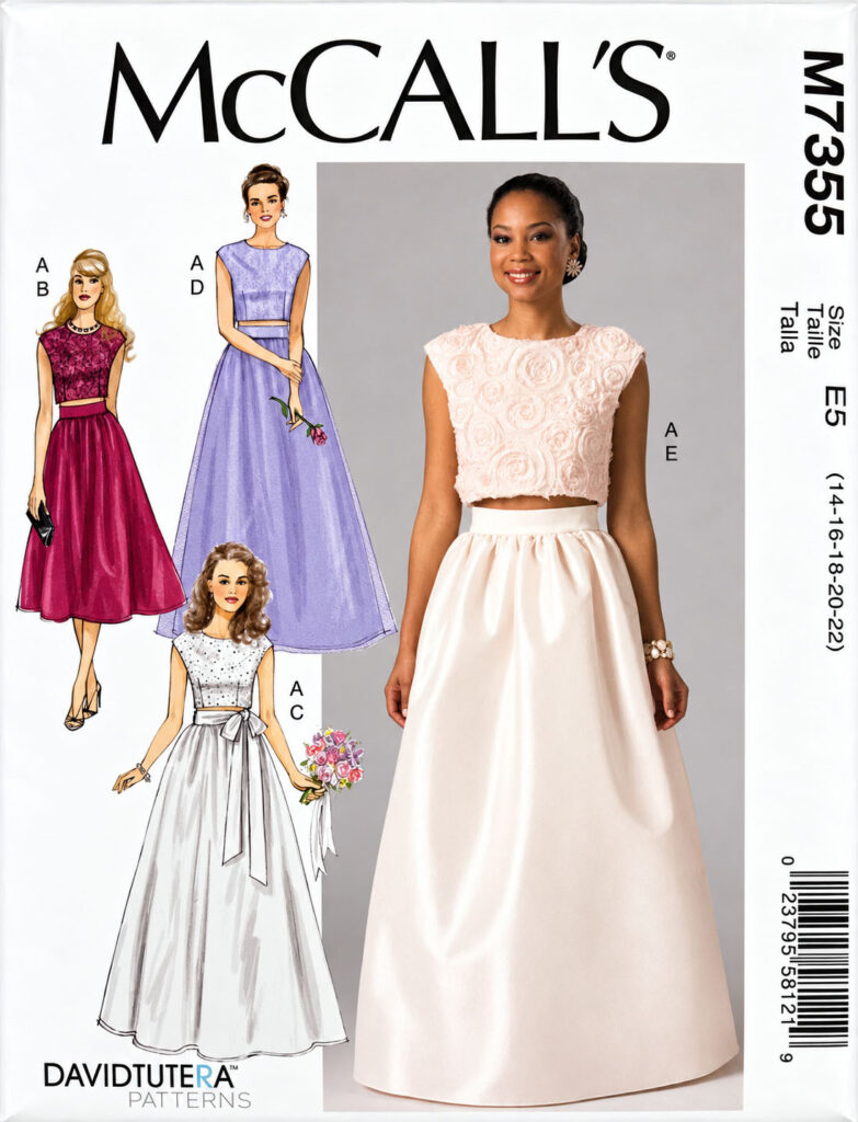 McCalls 7355 skirt pattern