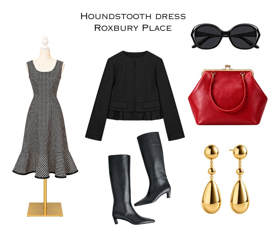 Houndstooth dress